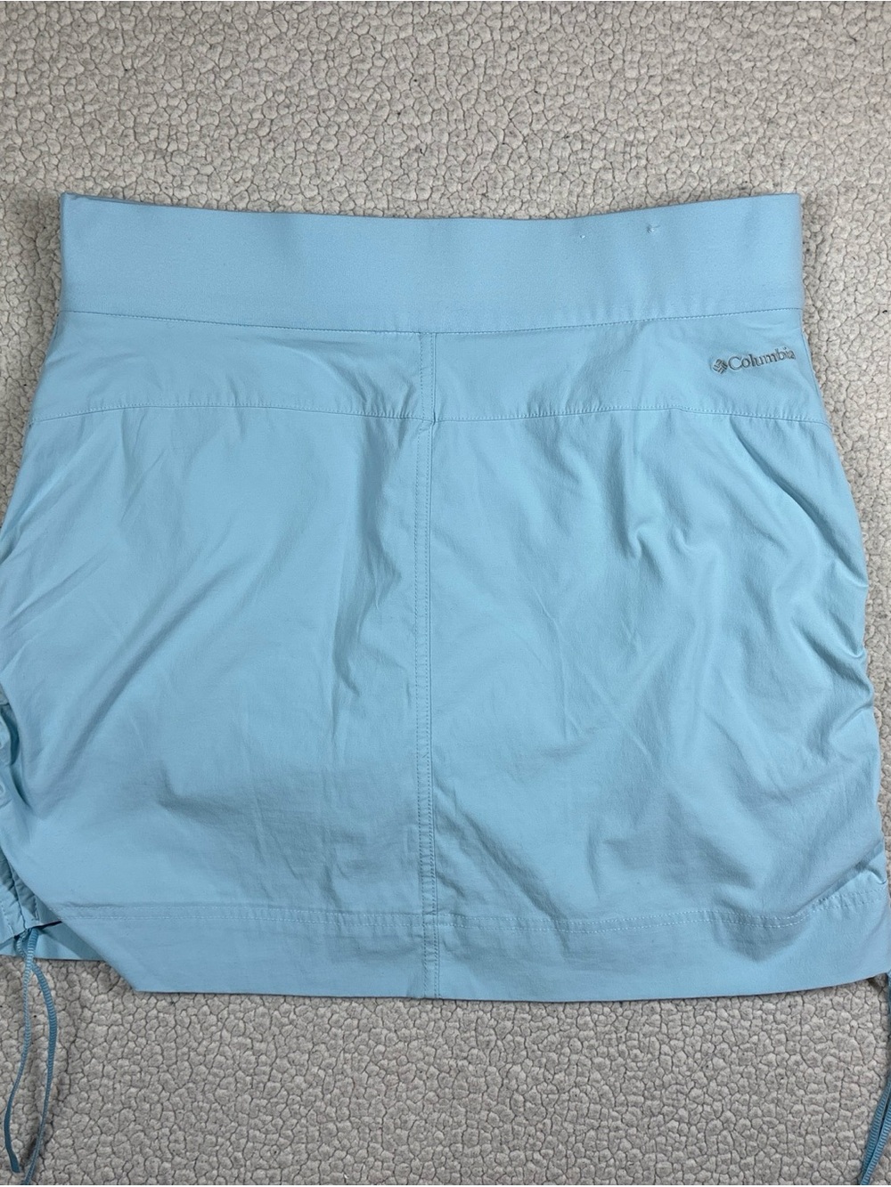 Columbia Women’s All Seasons Ruched Skort Size Medium Light Blue Omni-Shade - Picture 12 of 16